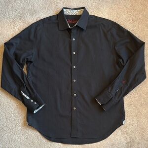 Men's Black Shirt by Robert Graham